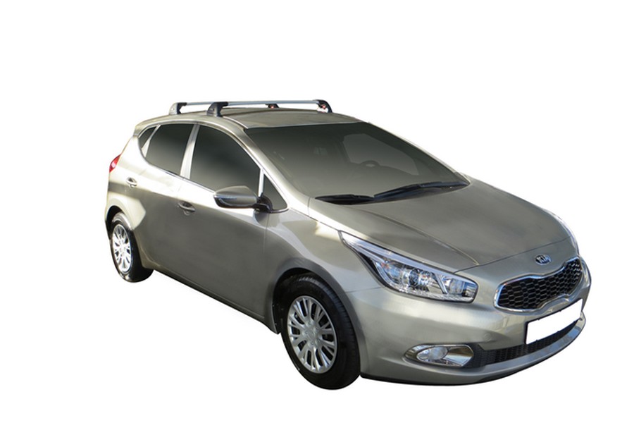 Roof bars Kia Cee'd (JD) 2012-2015 5-door hatchback Yakima Whispbar Flush Bar - KIA7CDWR (1)