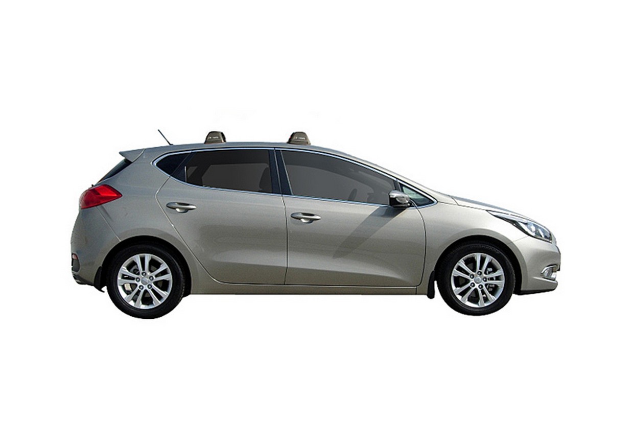 Roof bars Kia Cee'd (JD) 2012-2015 5-door hatchback Yakima Whispbar Flush Bar - KIA7CDWR (2)