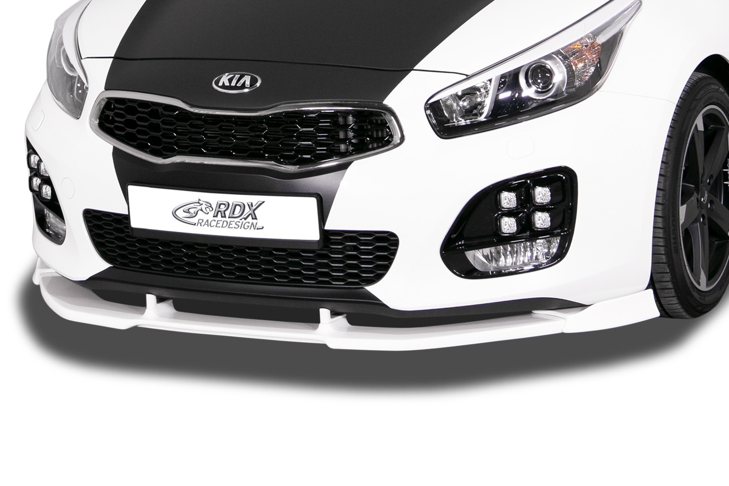 Front spoiler Vario-X Kia Cee'd (JD) 2012-2018 5-door hatchback PU