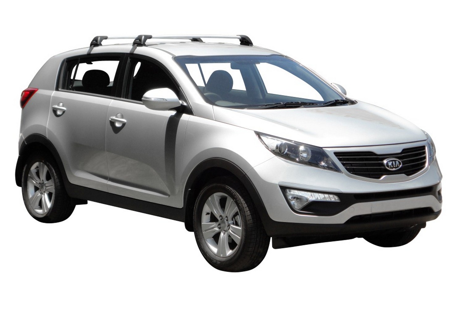 Barres de toit Kia Sportage III (SL) Yakima - Argent