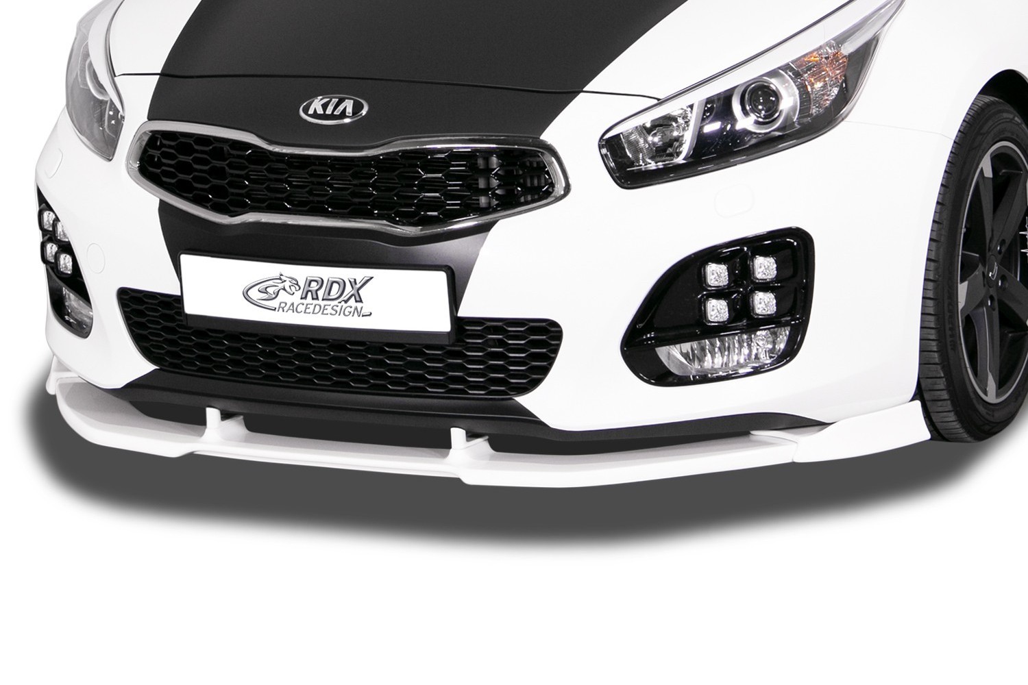 Front spoiler Vario-X Kia Cee'd Sportswagon (JD) 2012-2018 wagon PU