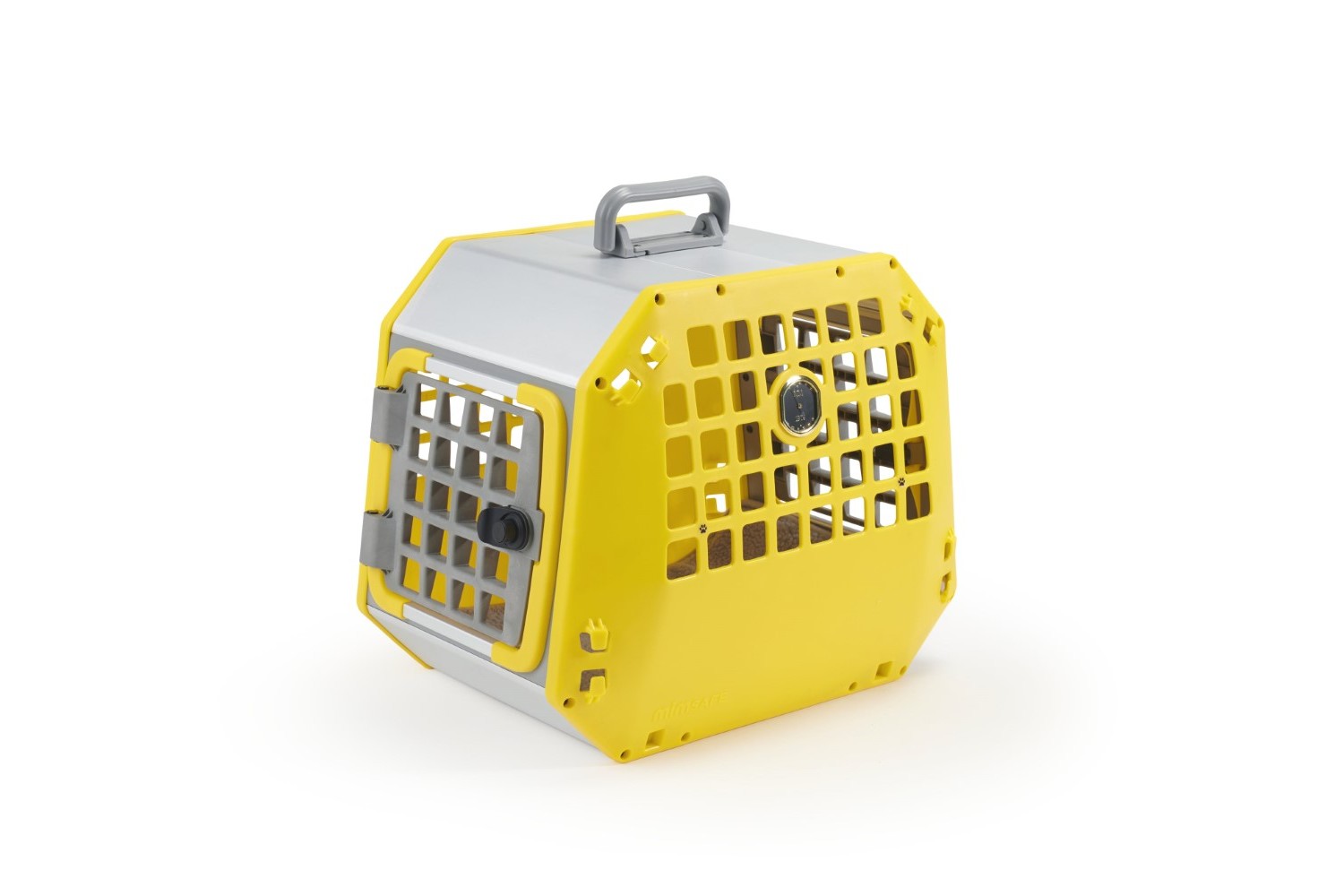 Transportbox voor hond of kat Kleinmetall Care2 L geel