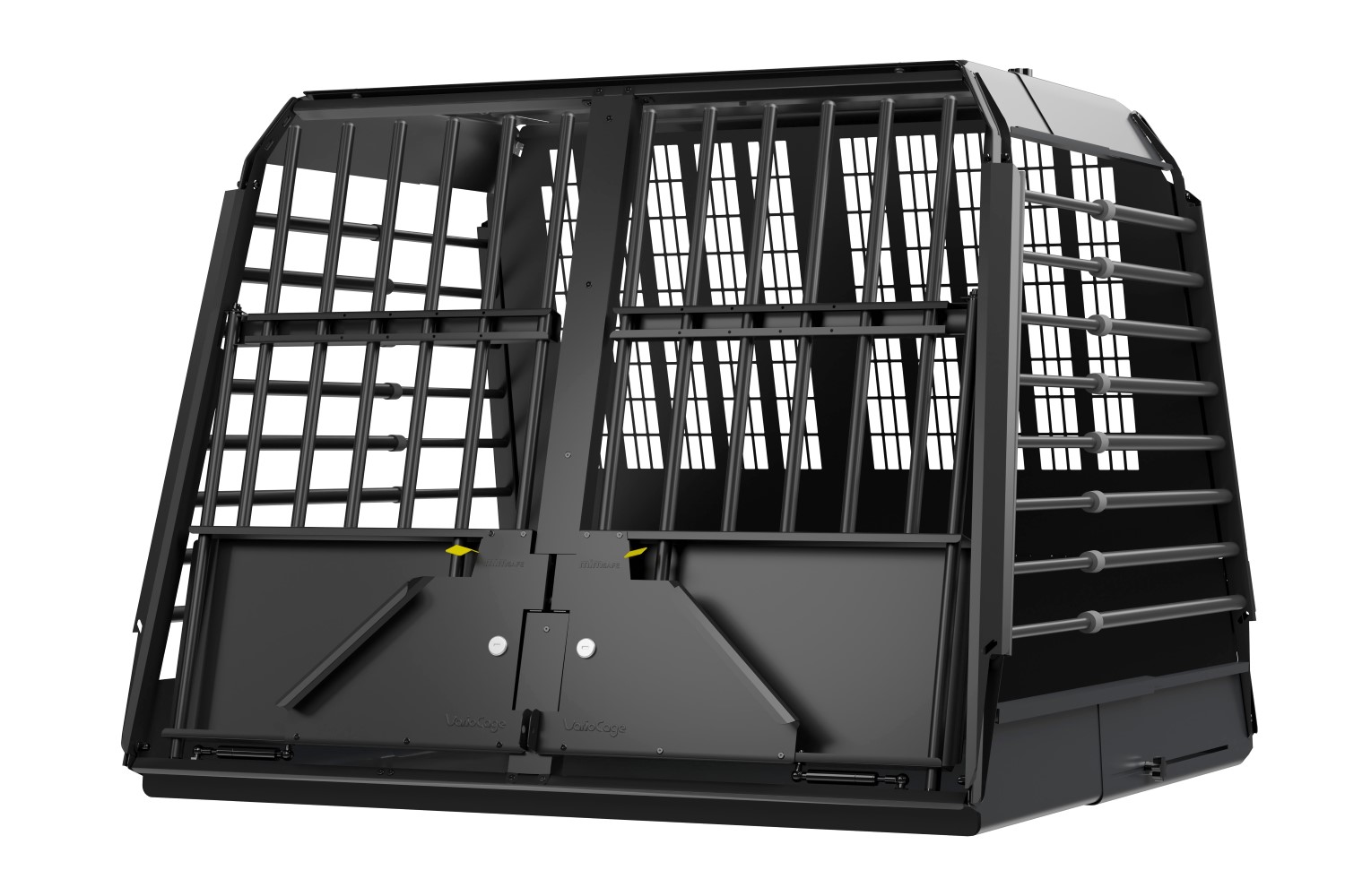 Box per cani per Toyota 4Runner (N280) 2009-2024 Kleinmetall VarioCage Black Edition doppio Massimo