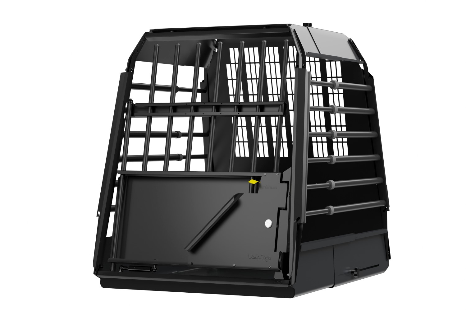 Dog crate suitable for Mercedes-Benz Vaneo (W414) 2002-2005 Kleinmetall VarioCage Black Edition Maximum