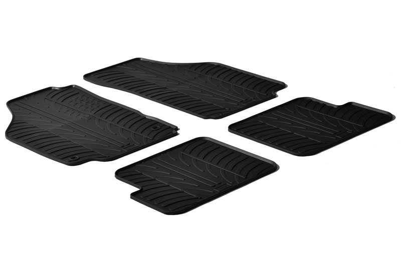 Tapis convient à Lancia Ypsilon II (843) 2003-2011 3 portes bicorps caoutchouc Rubbasol
