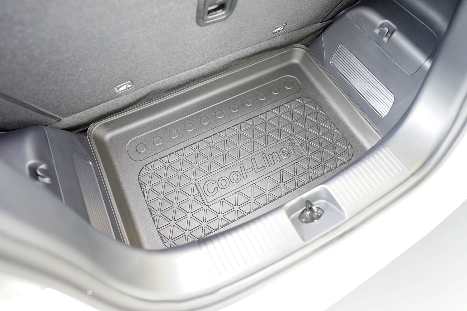 Boot mat suitable for Leapmotor T03 2023-present 5-door hatchback Cool Liner anti slip PE/TPE rubber (LEA103TM-C) (6)