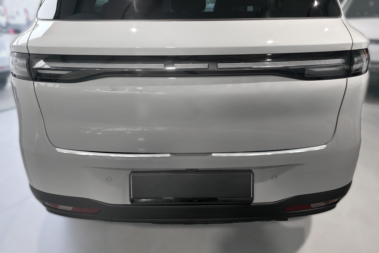 Rear bumper protector suitable for Leapmotor B10 2025-present stainless steel brushed (2)