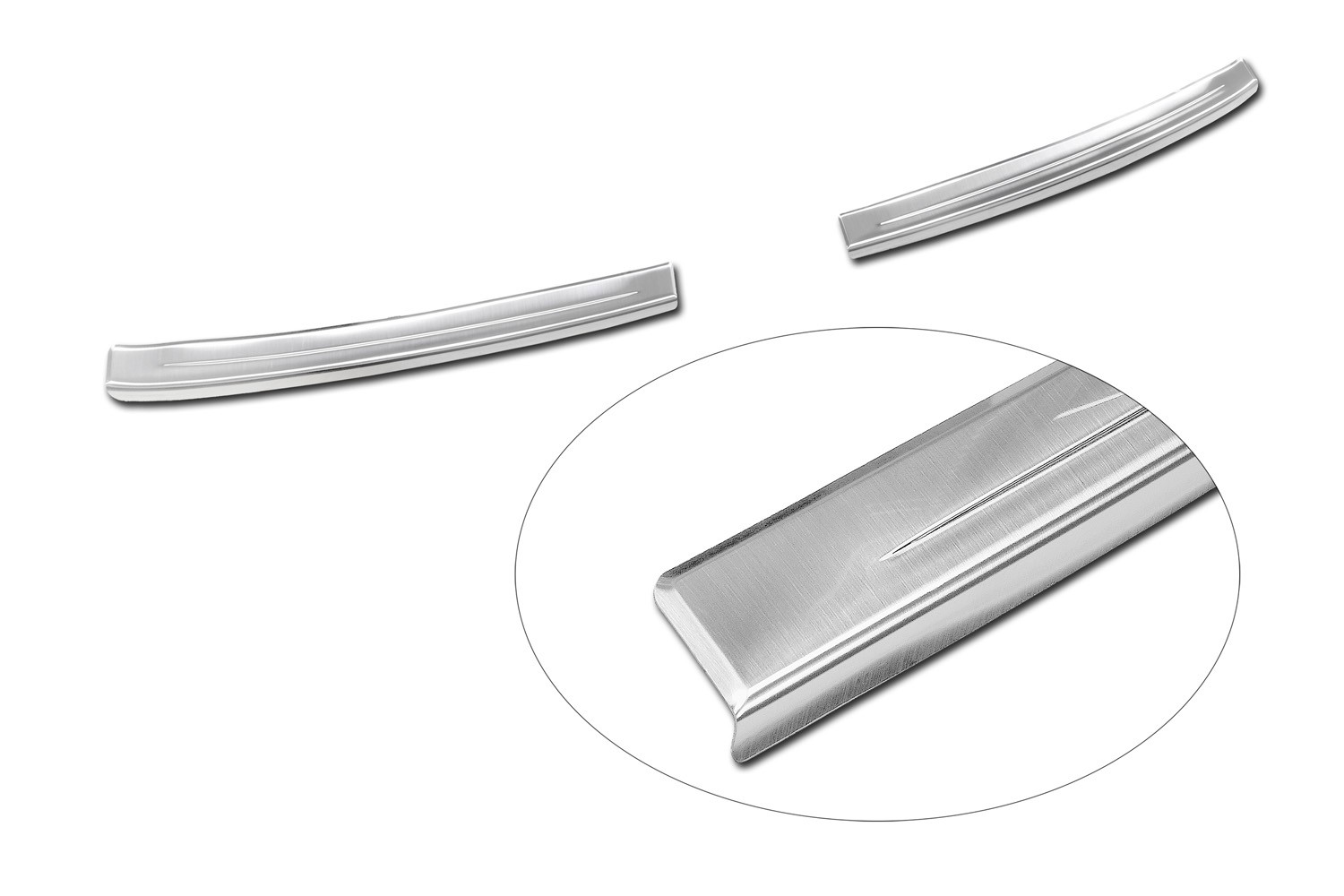 Rear bumper protector suitable for Leapmotor B10 2025-present stainless steel brushed (4)
