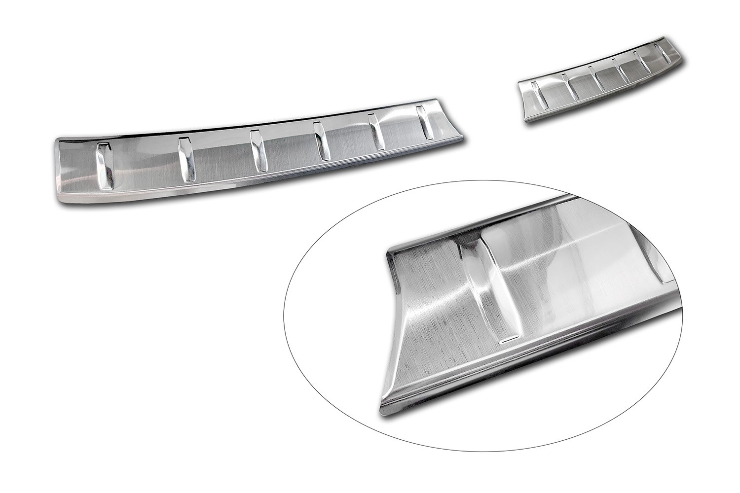 Rear bumper protector suitable for Leapmotor C10 2024-present stainless steel brushed (5)