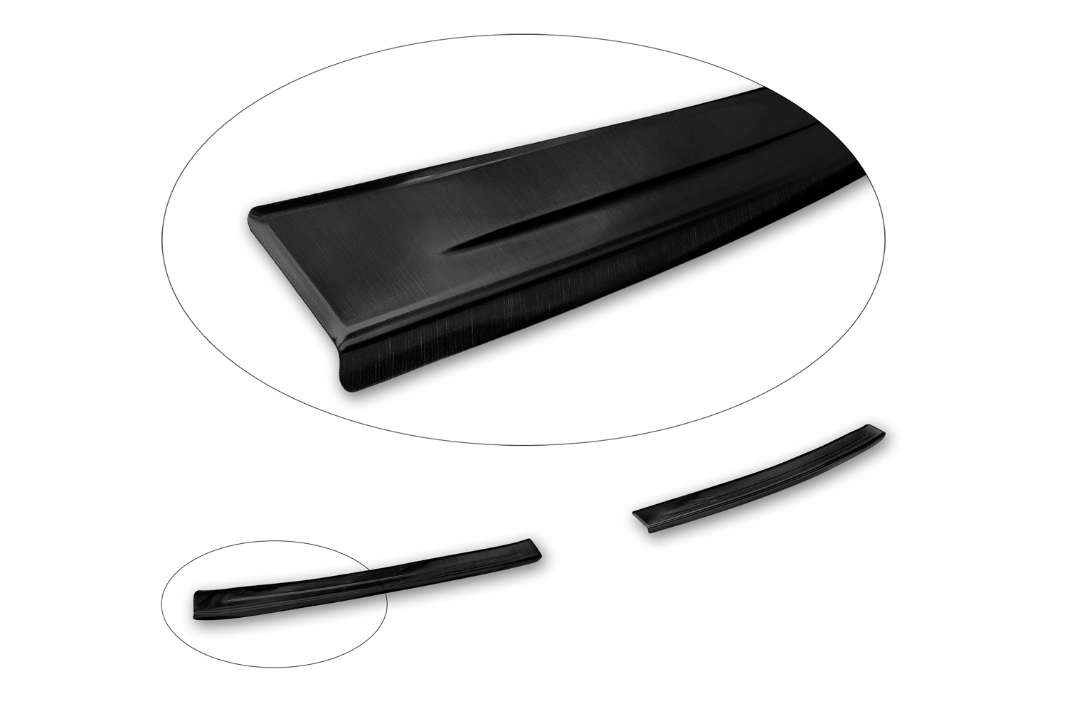 Rear bumper protector suitable for Leapmotor B10 2025-present stainless steel brushed anthracite 2 pieces (4) Rear bumper protector suitable for Leapmotor B10 2025-present stainless steel brushed anthracite 2 pieces (4)