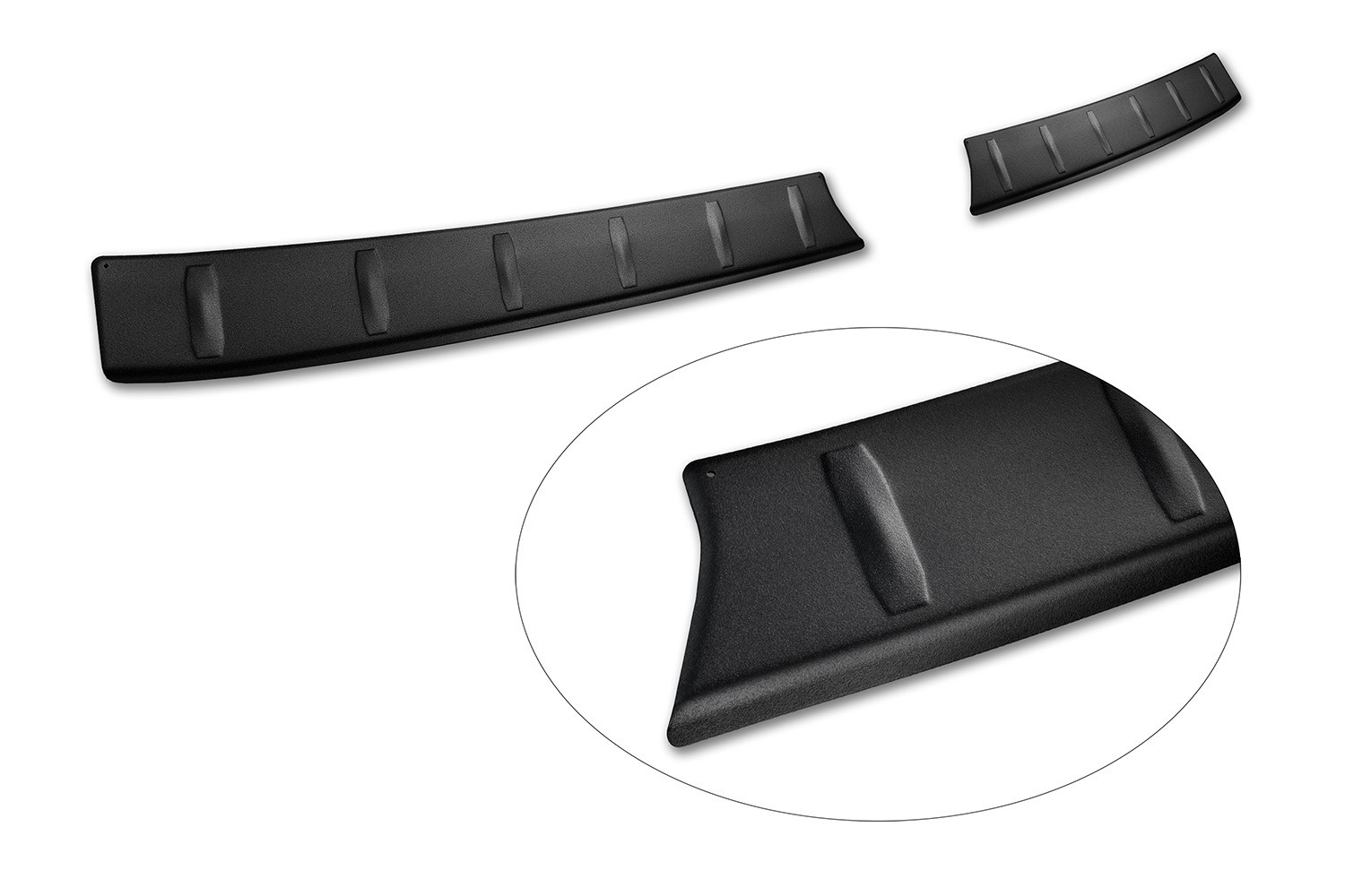 Rear bumper protector suitable for Leapmotor C10 2024-present stainless steel matt black (5)