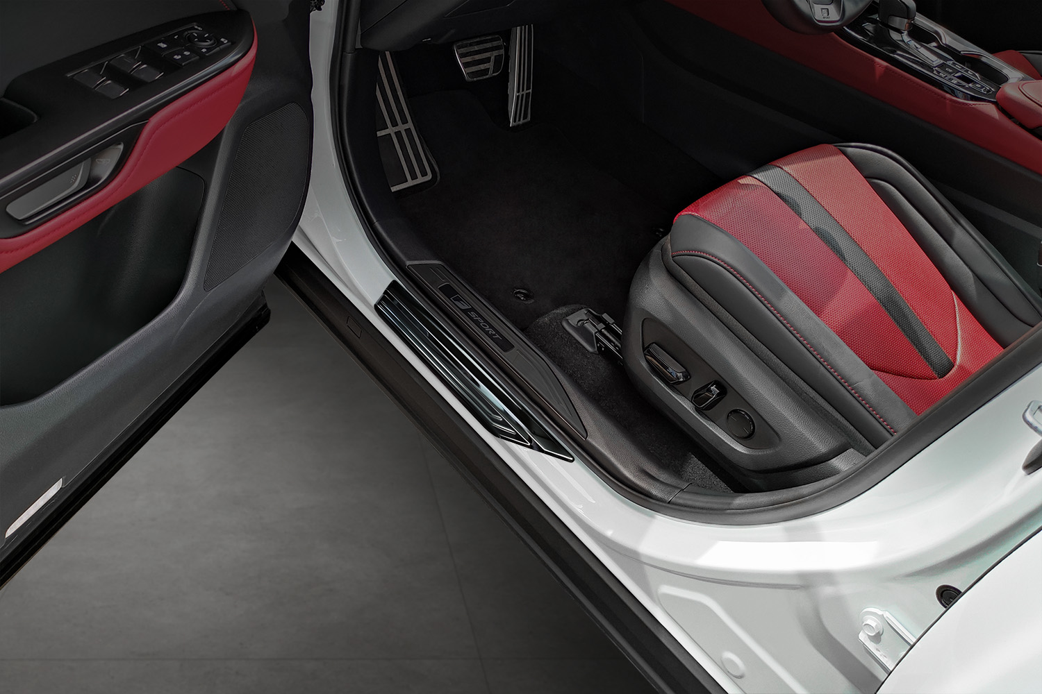 Seuils de portes convient à Lexus NX II (AZ20) 2021-présent acier inox anthracite brillant 4 pièces