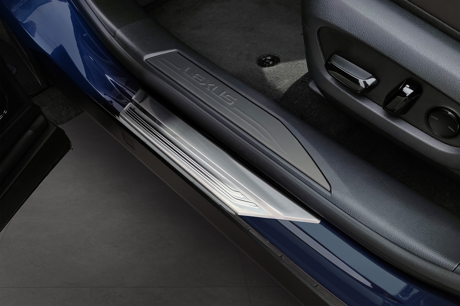Seuils de portes convient à Lexus RX V (AL30) 2022-présent acier inox brossé 4 pièces