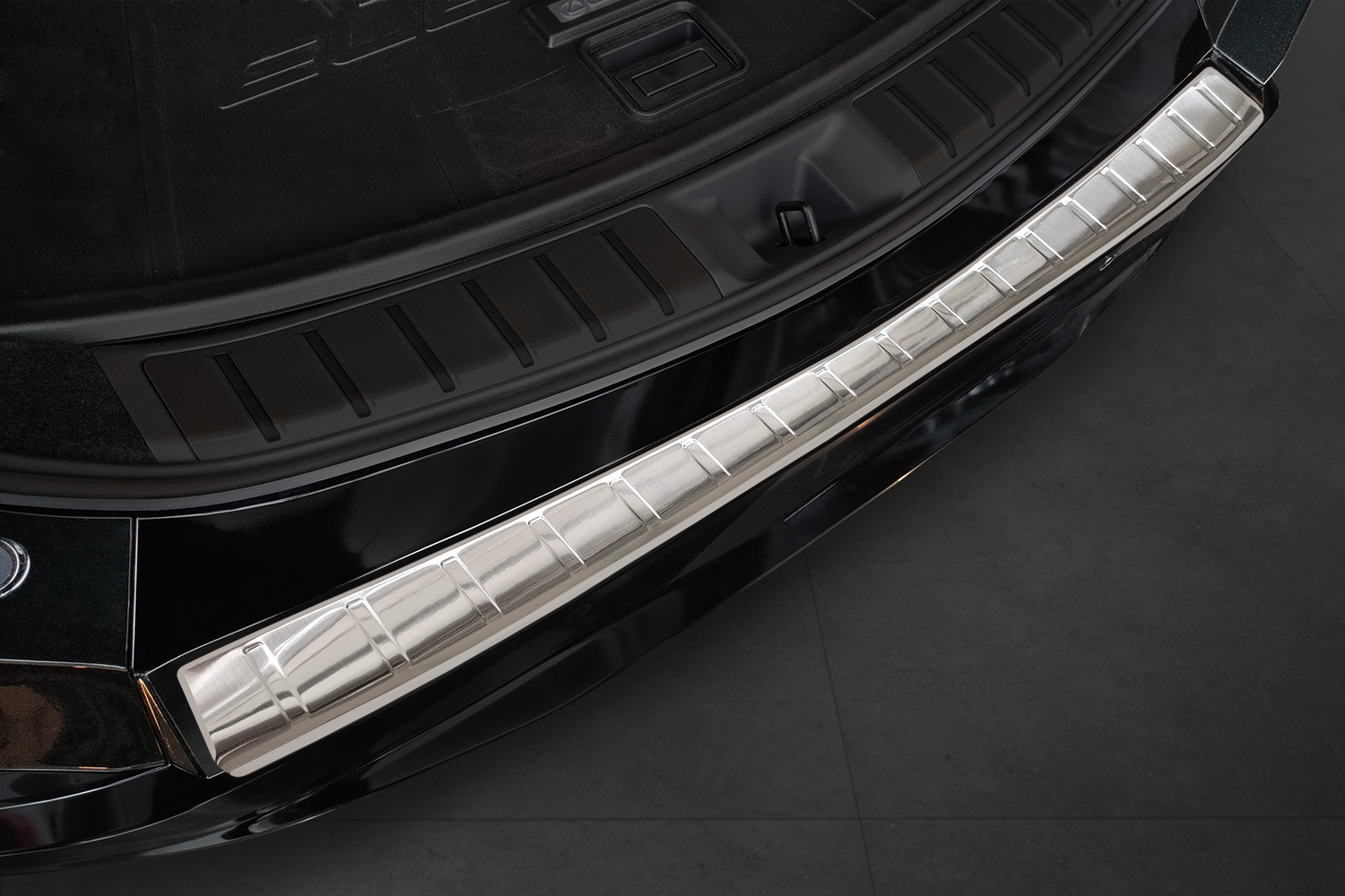Rear bumper protector Lexus RZ 2023-present stainless steel brushed
