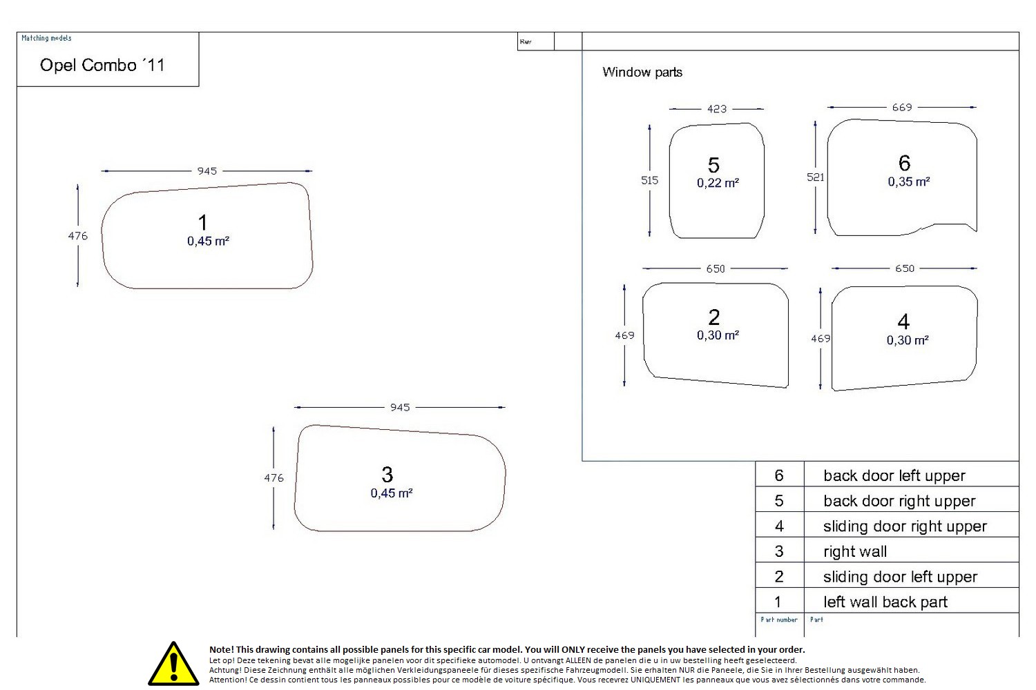 Wall liner drawing example (200942)