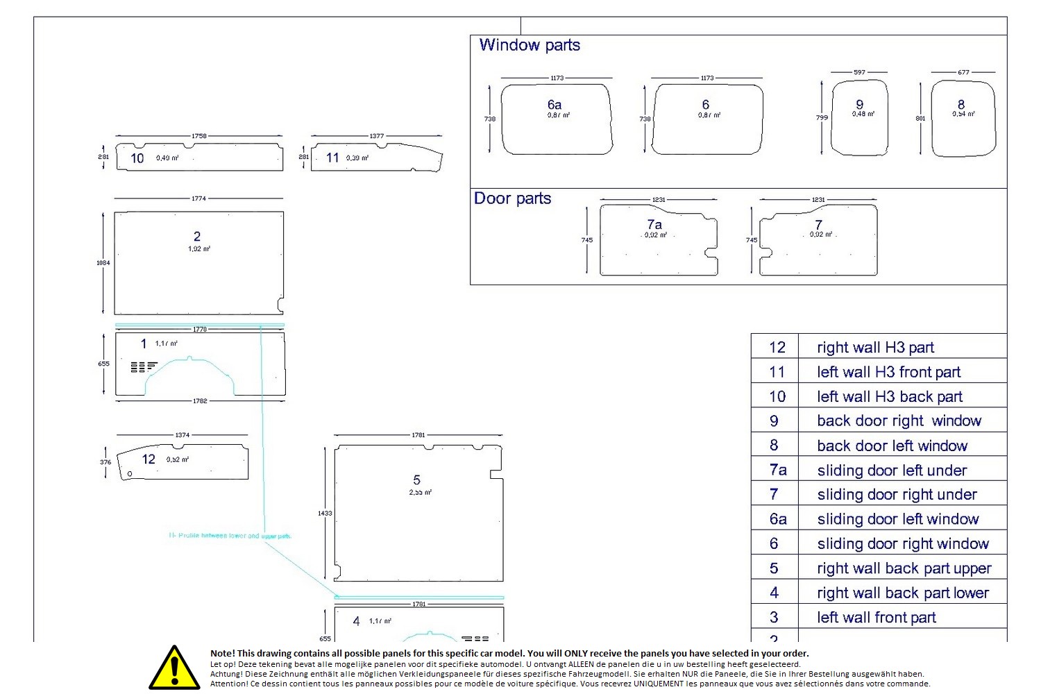 Wall liner drawing example (220018)