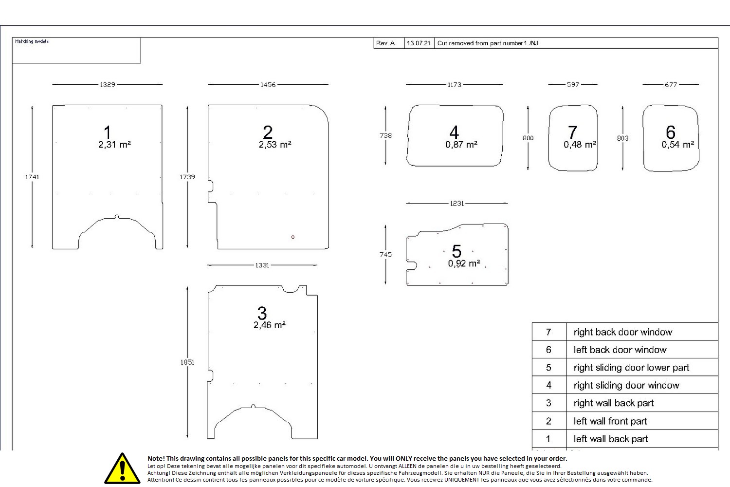 Wall liner drawing example (220872)