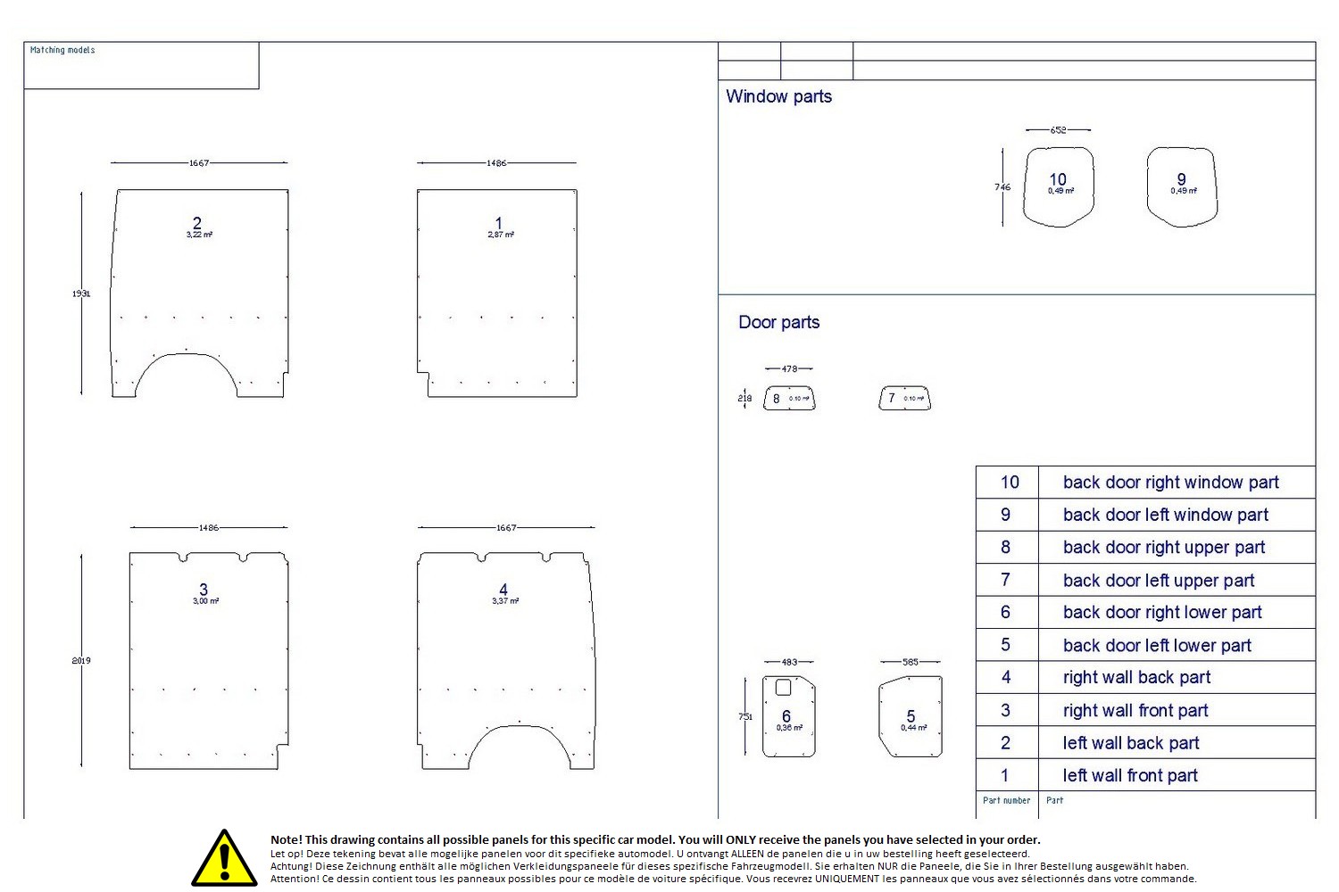 Wall liner drawing example (287776)