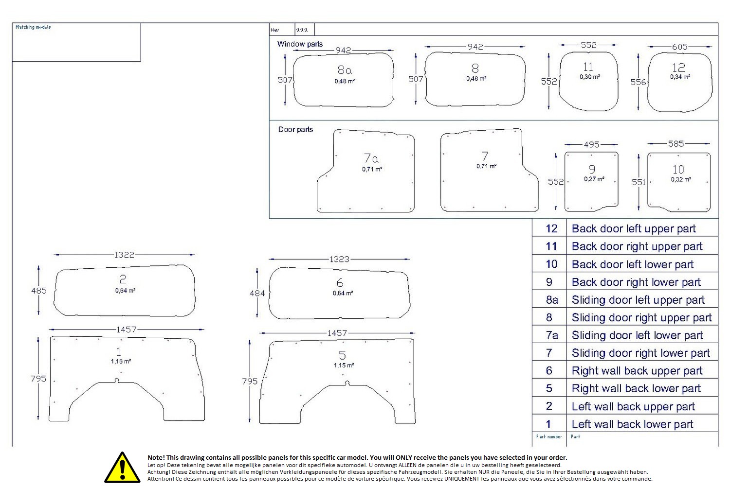 Wall liner drawing example (300713)