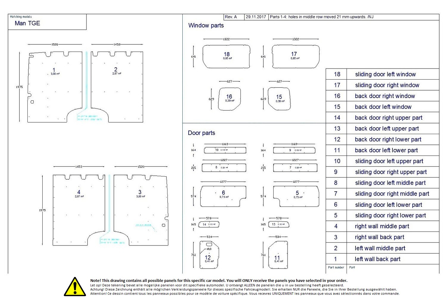 Wall liner drawing example (370644)