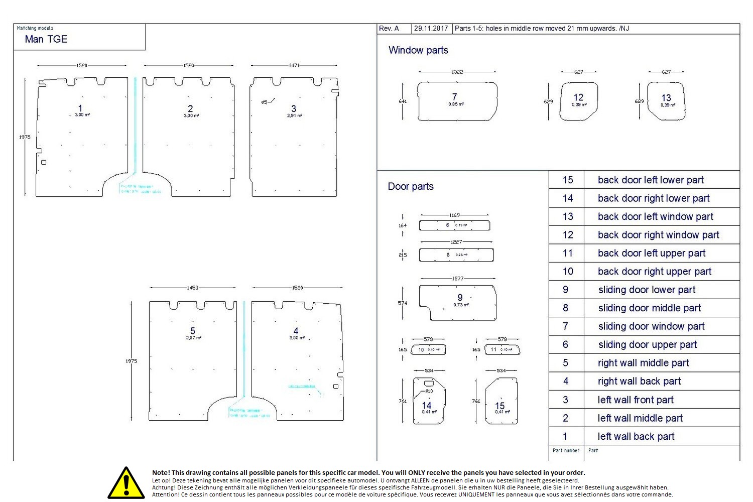 Wall liner drawing example (370647) Wall liner drawing example (370647)