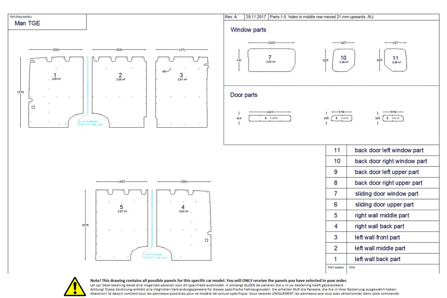 Wall liner drawing example (370648) Wall liner drawing example (370648)