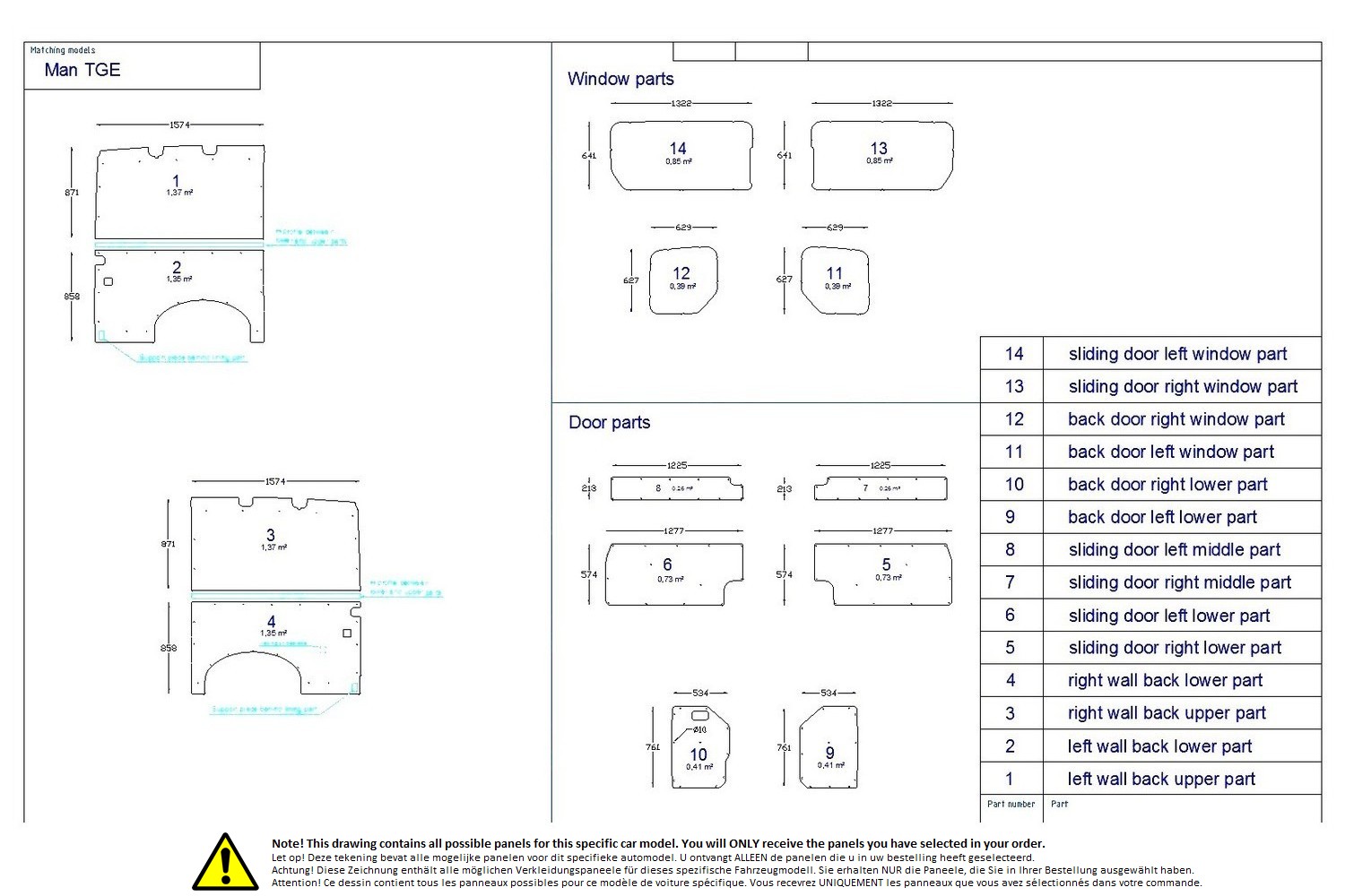 Wall liner drawing example (370651)