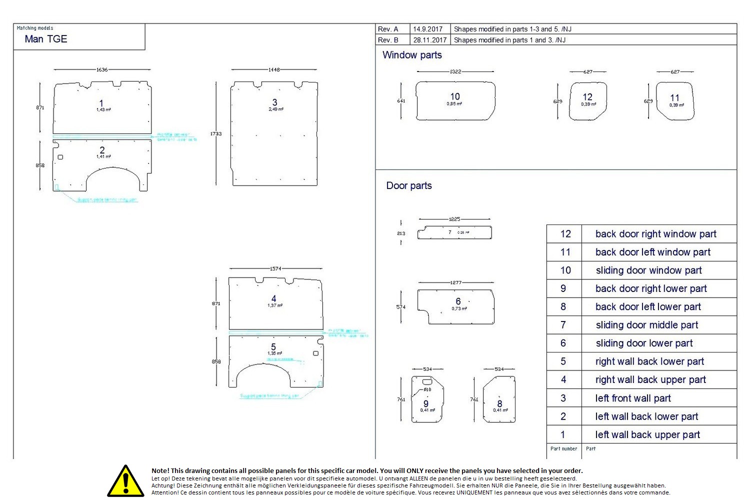 Wall liner drawing example (370657)