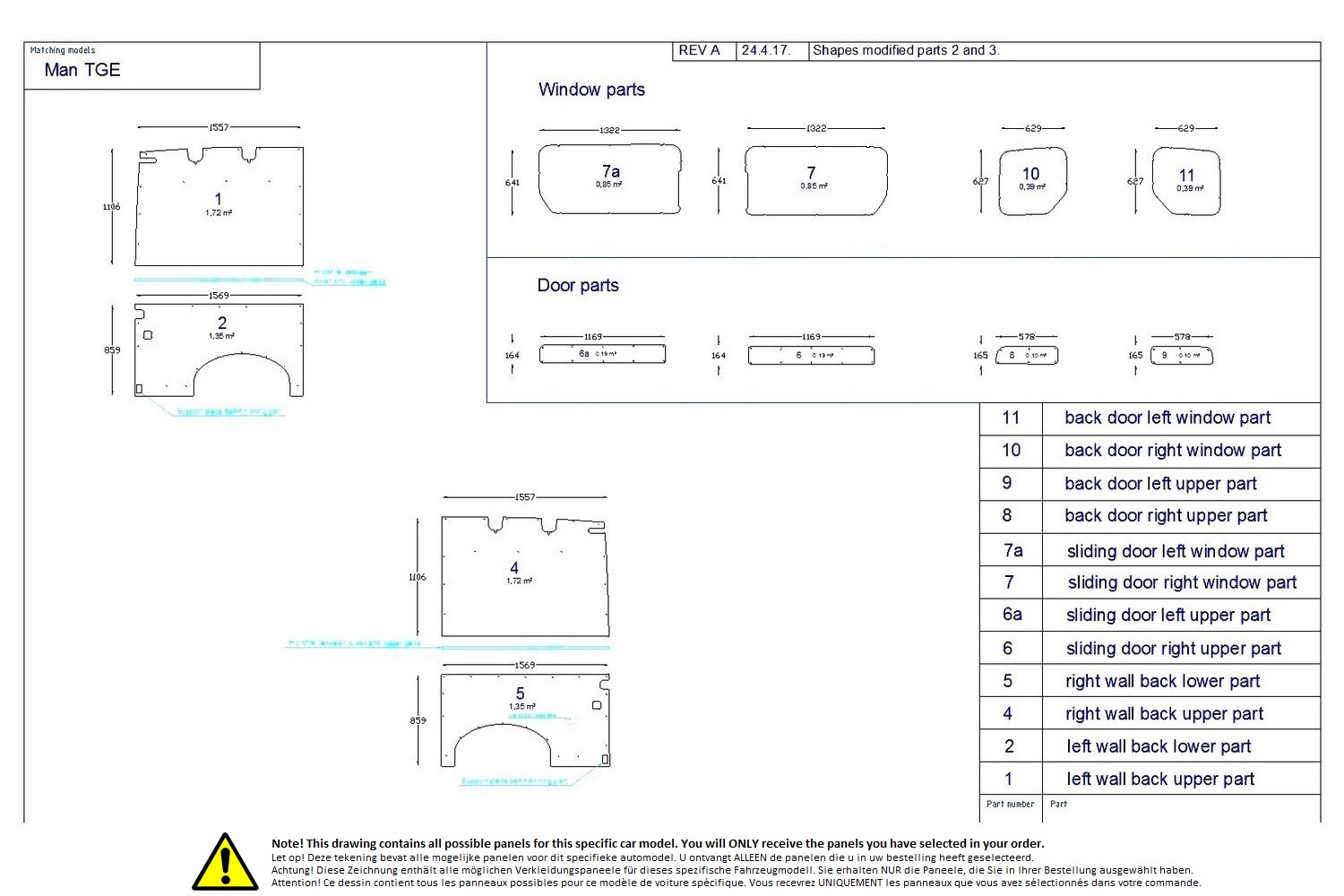 Wall liner drawing example (370667)