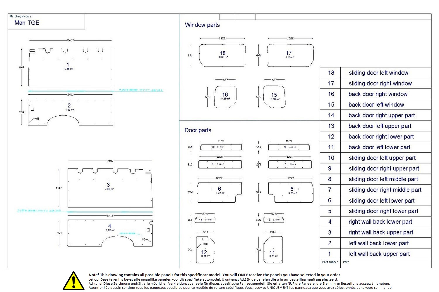 Wall liner drawing example (370670) Wall liner drawing example (370670)