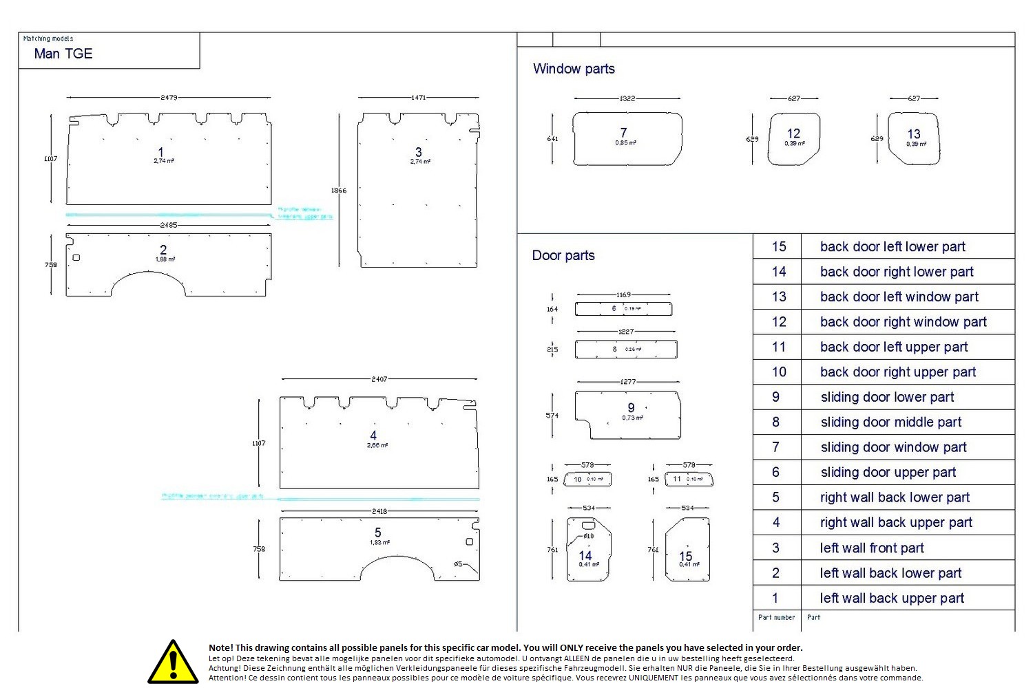 Wall liner drawing example (370671)