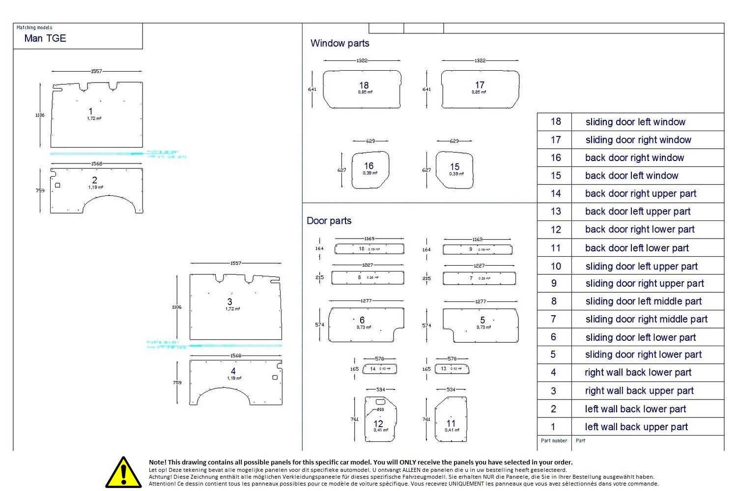 Wall liner drawing example (370690)