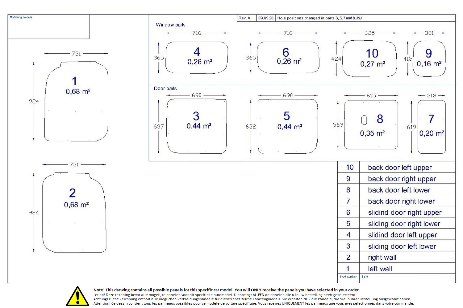 Wall liner drawing example (428187) Wall liner drawing example (428187)