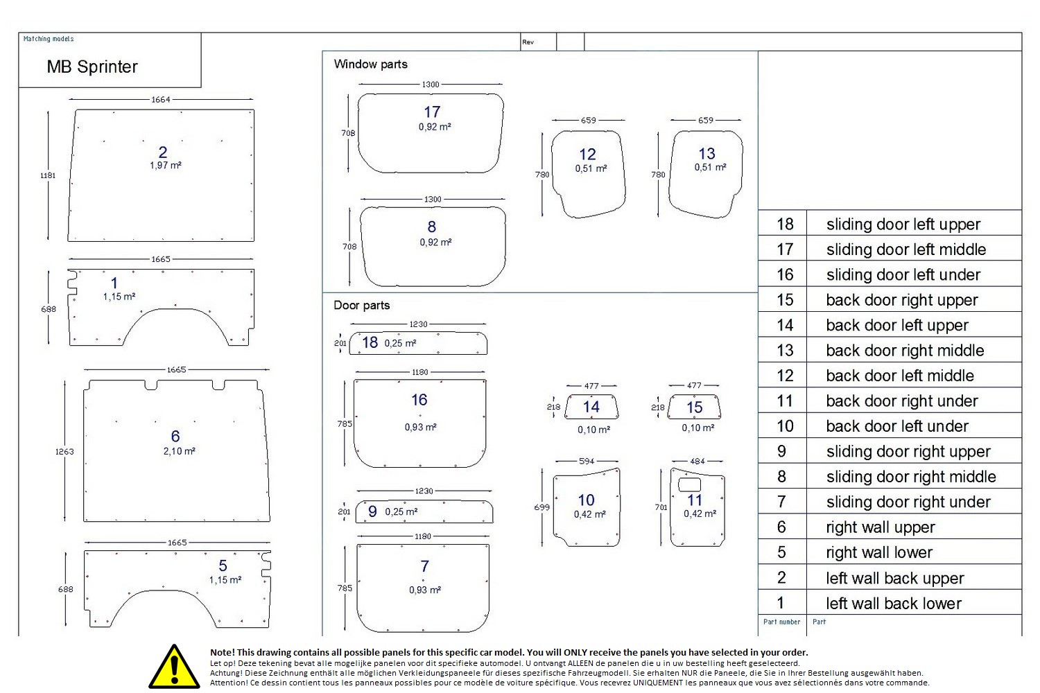 Wall liner drawing example (428416)