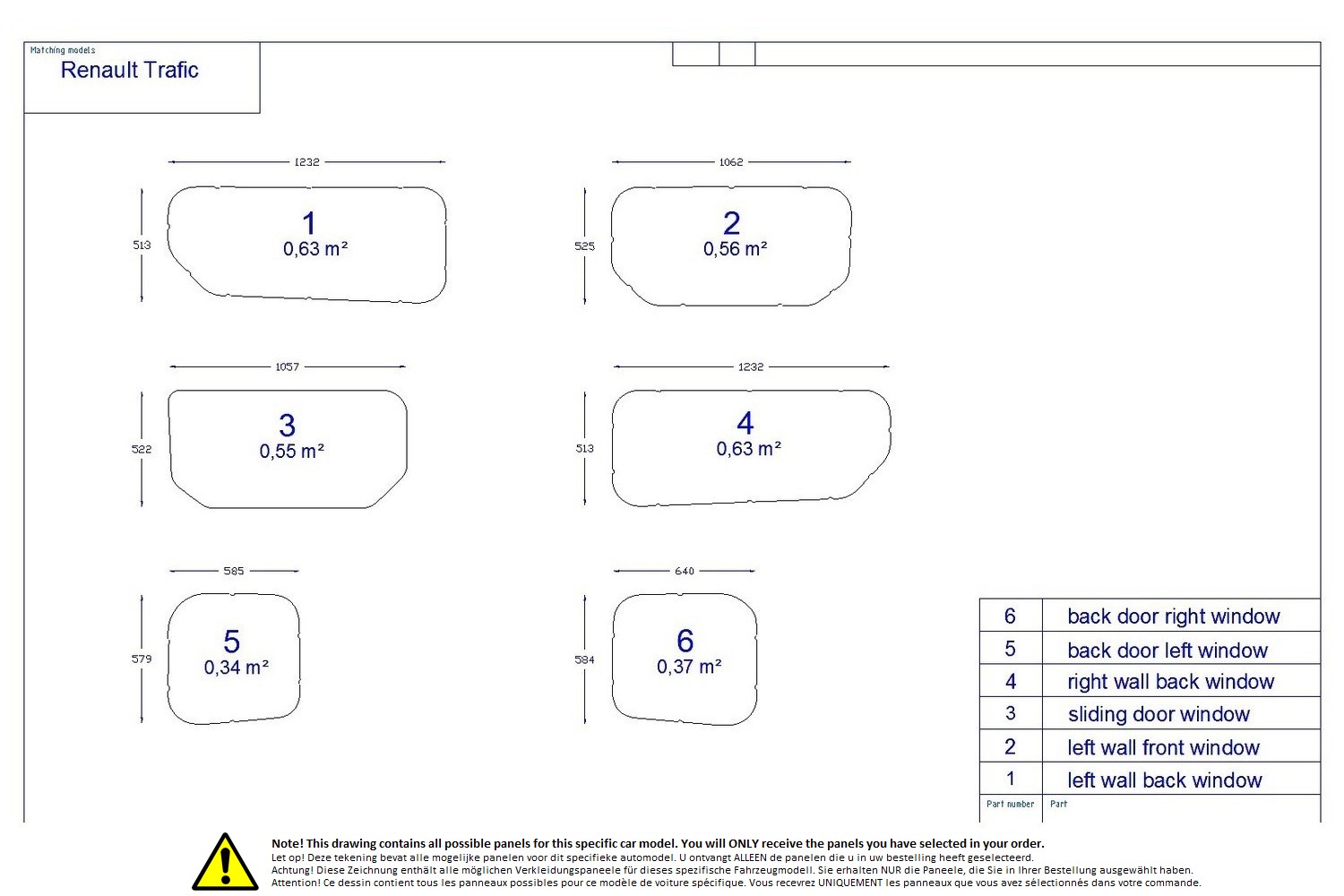 Wall liner drawing example (428570)