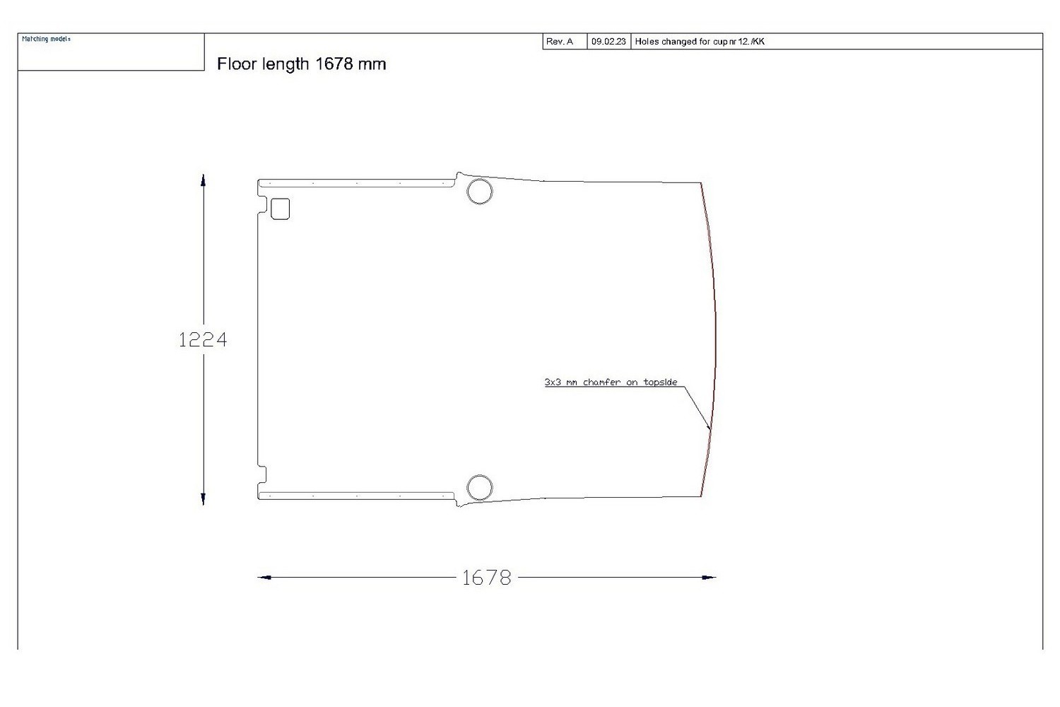 Floor Liner drawing example (434930) Floor Liner drawing example (434930)