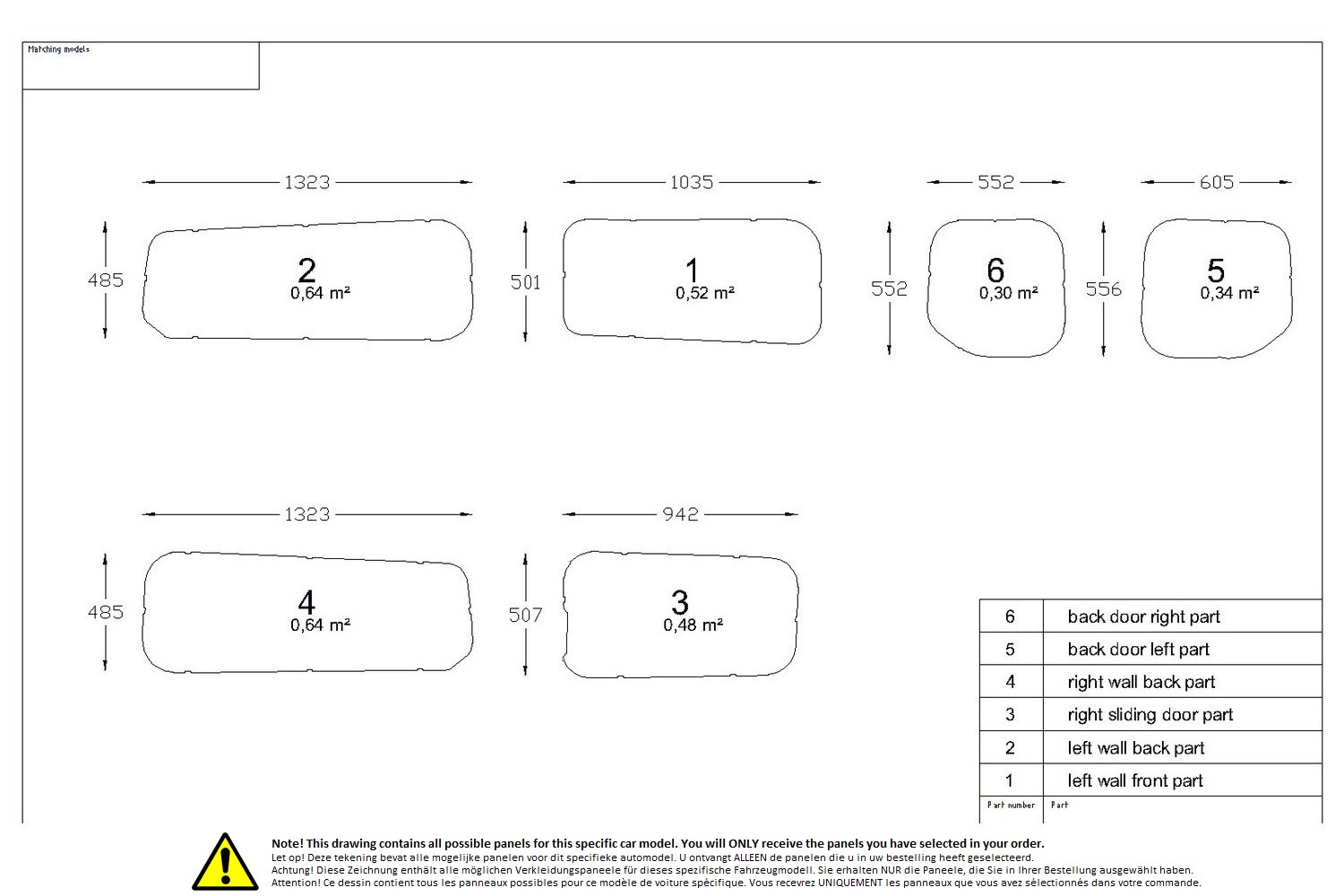 Wall liner drawing example (706534)