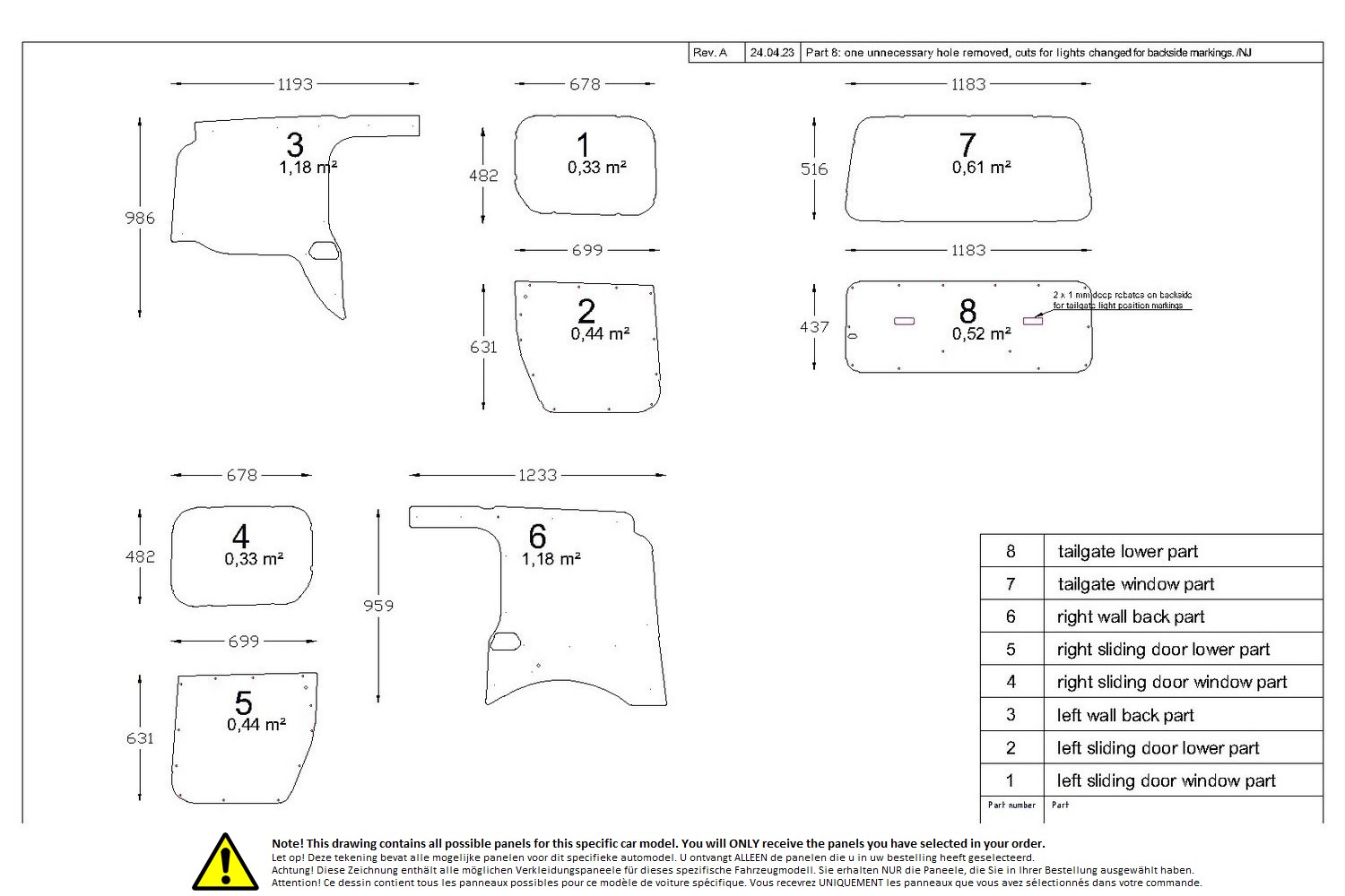 Wall liner drawing example (712960) Wall liner drawing example (712960)