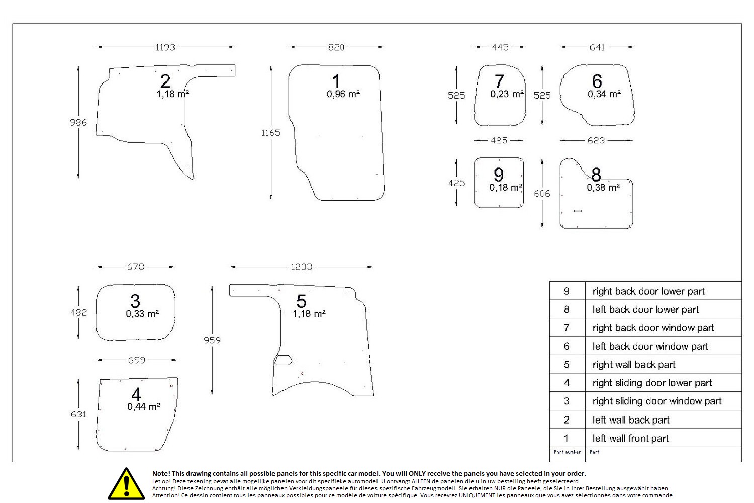 Wall liner drawing example (712966)