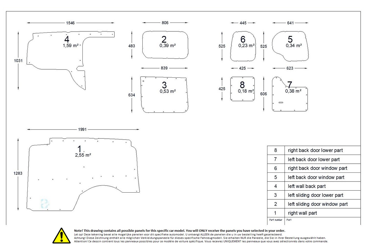 Wall liner drawing example (749249)