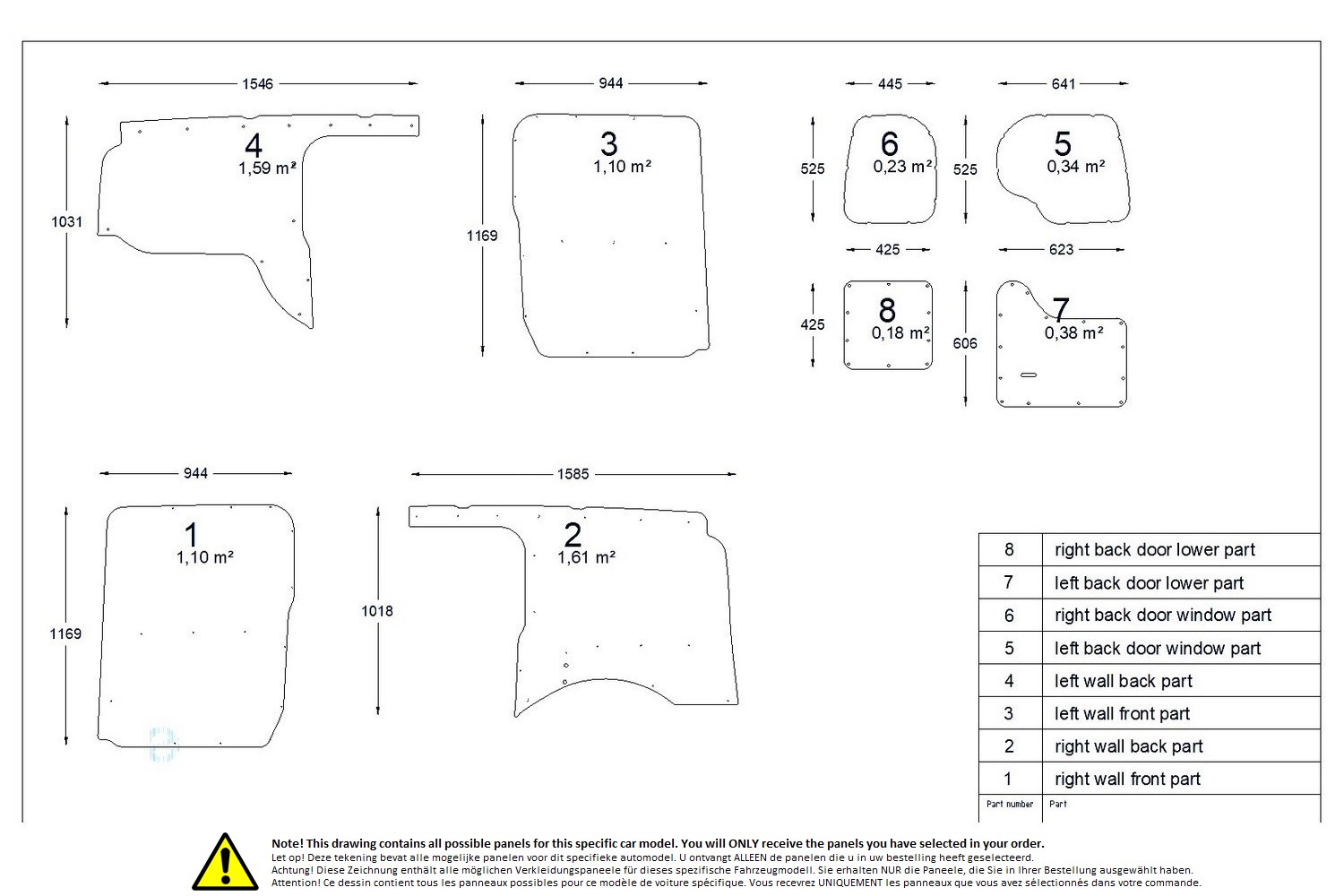 Wall liner drawing example (749255) Wall liner drawing example (749255)