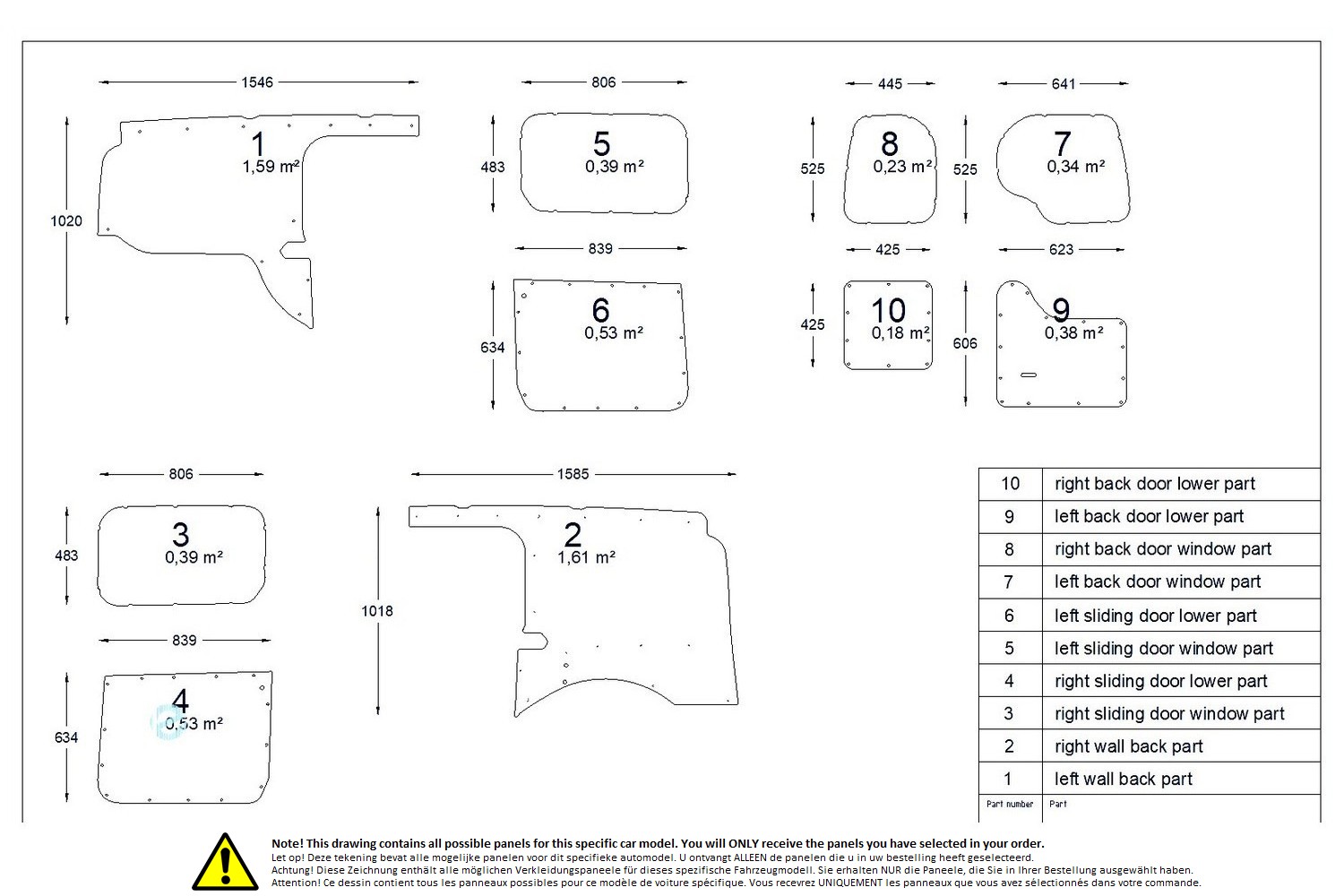 Wall liner drawing example (749257) Wall liner drawing example (749257)