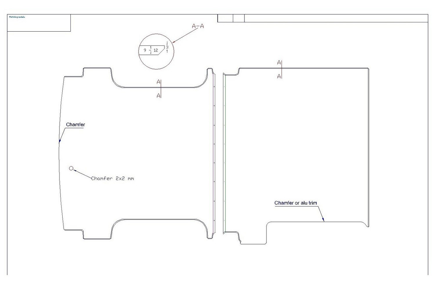 Floor Liner drawing example (770530) Floor Liner drawing example (770530)