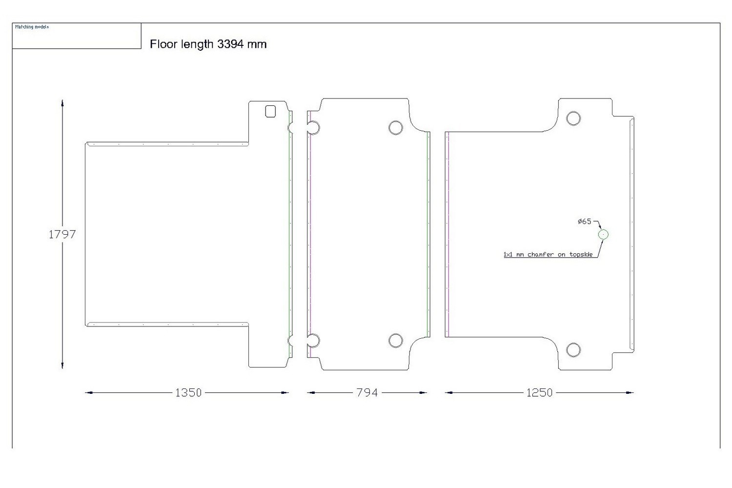 Floor Liner drawing example (797234) Floor Liner drawing example (797234)