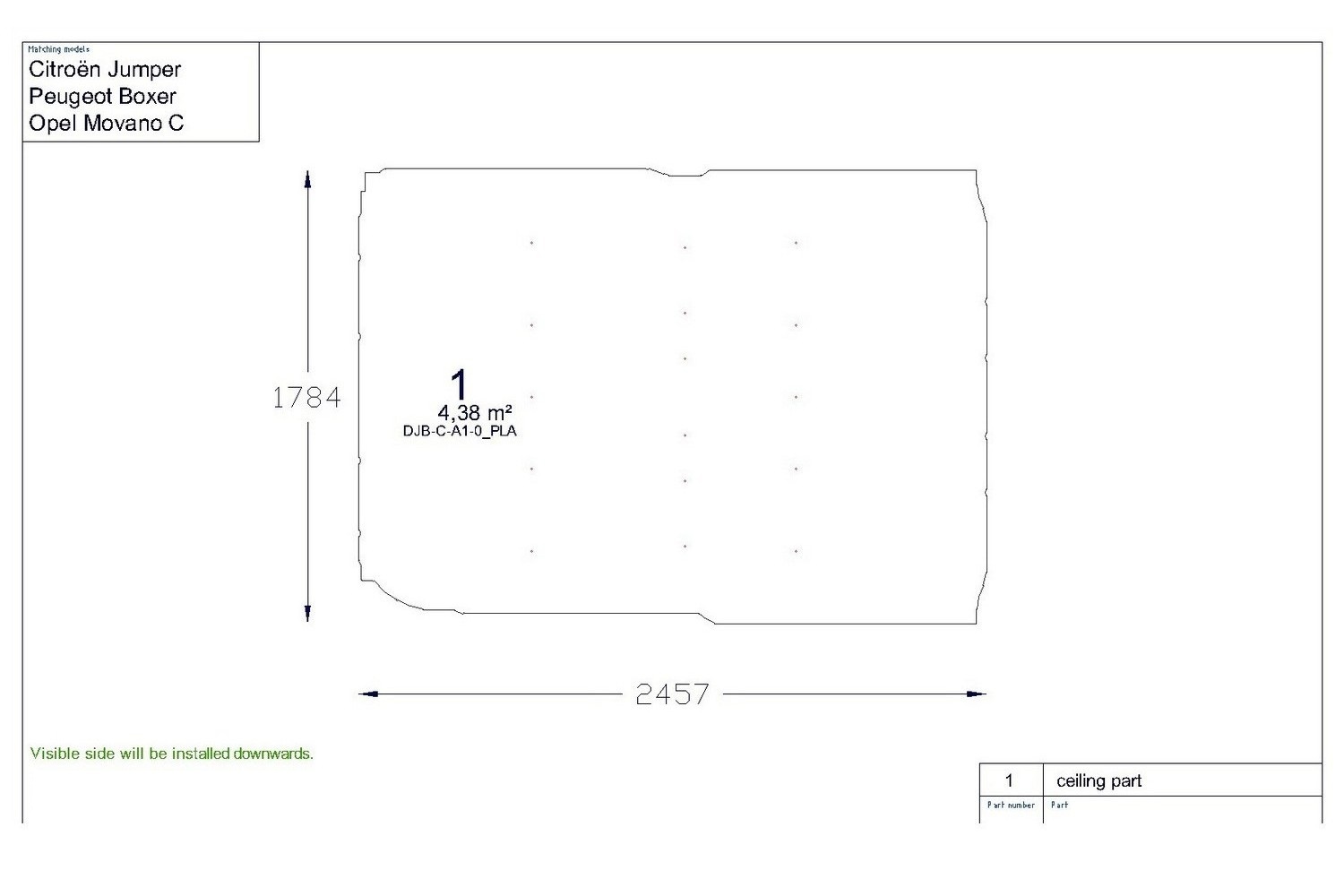 Ceiling drawing example (822263)