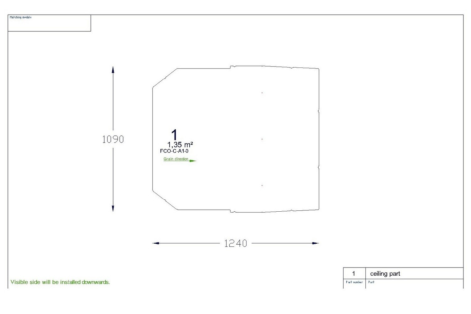 Ceiling drawing example (822264)