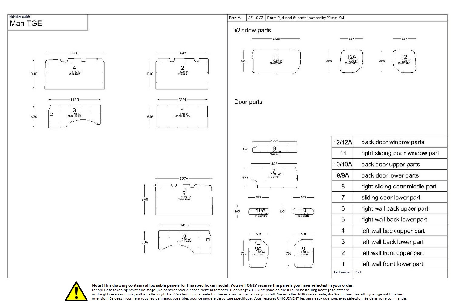 Wall liner drawing example (845391)