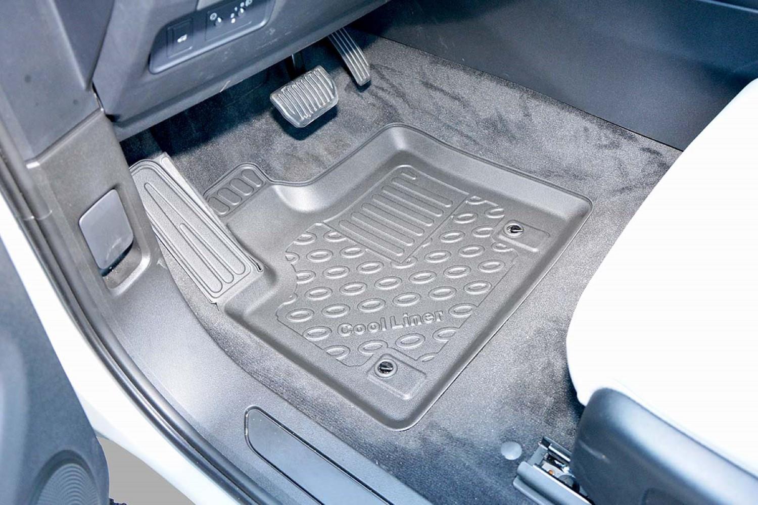 rutschfest Gummimatte Kuinayouyi Auto-Fußmatte für Range Rover Evoque 2012–2018 Rot Cupkissen Staubmatte