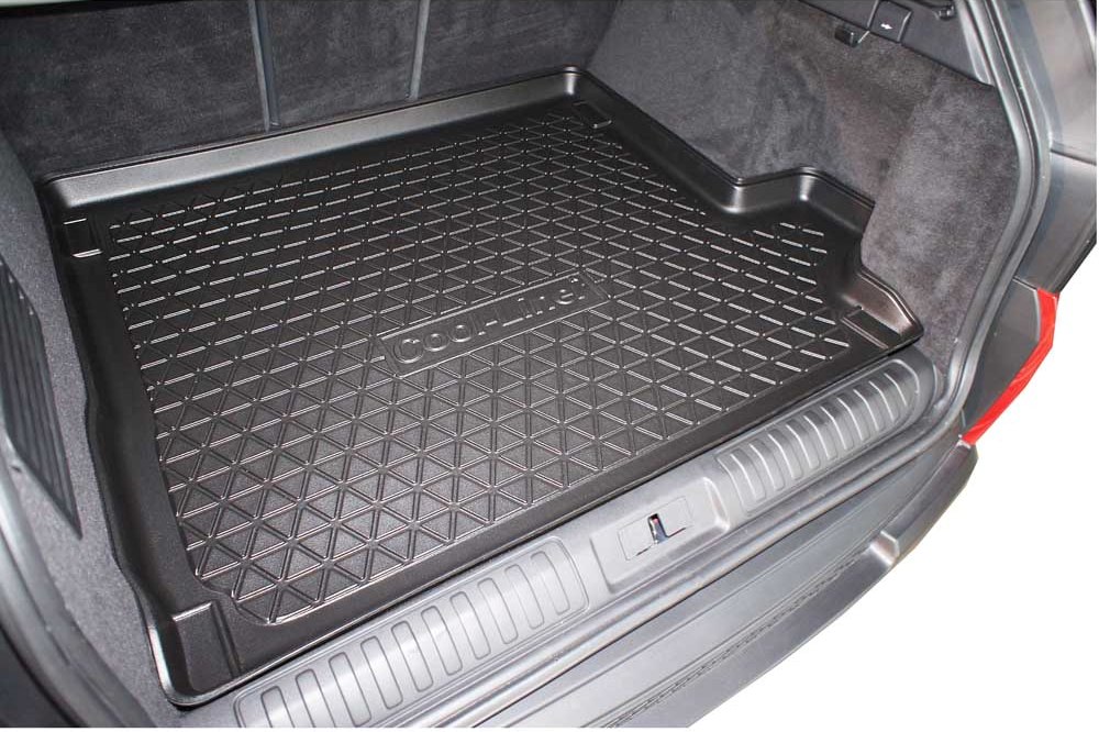  Voiture Cuir Tapis de Coffre pour La-ND Ro-ver Ran-ge Ro-ver  Sport 2018-2023, Arrière Coffre Doublure Tapis Anti Rayures Protection  IntéRieur Accessoires,E/Black