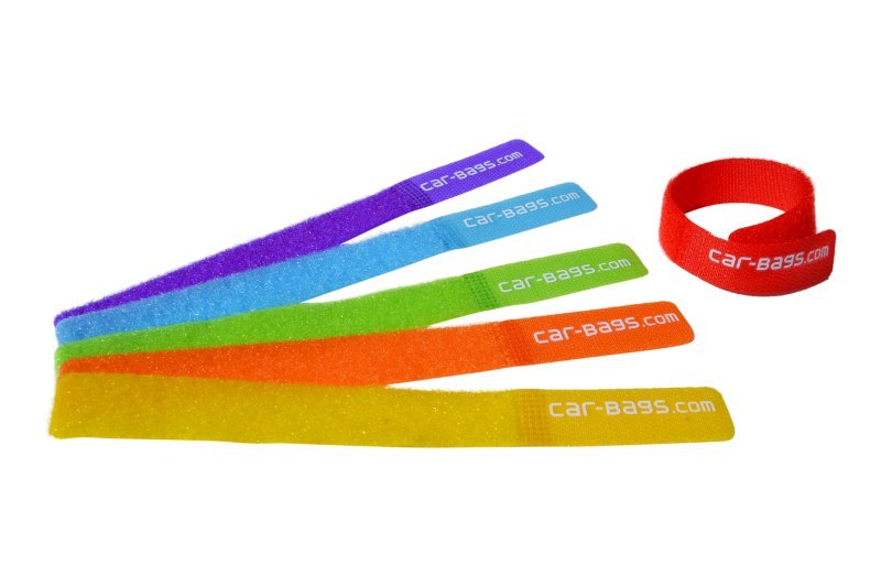 Luggage label set velcro